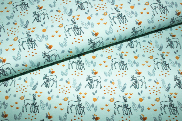 Jersey My little Baby mint Bambi (ca. 90 cm)